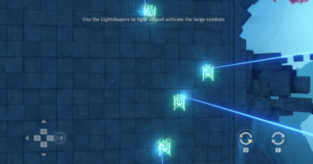 Genshin - City of Hidden Runes Blue Lightshaper Puzzle 4