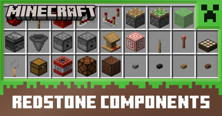 Minecraft Redstone Components
