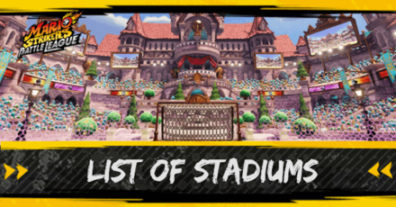 Mario Strikers: Battle League - Stadiums