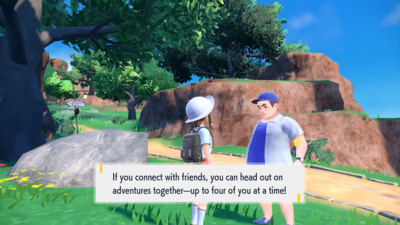 Pokemon Scarlet and Violet SV - Speaking with NPC