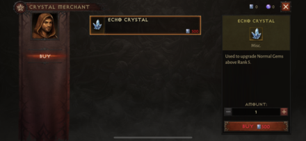 Diablo Immortal - Echo Crystal