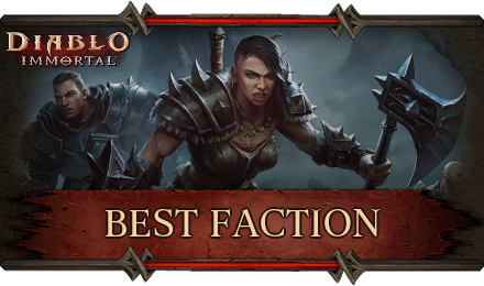 Diablo Immortal Banner - Best Faction