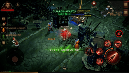 Diablo Immortal - AFK at Safe Zones