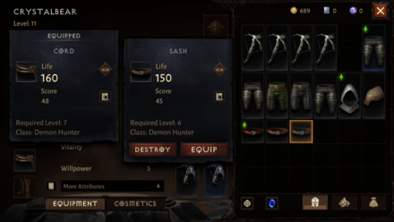 Diablo Immortal - Equip High Quality Equipment