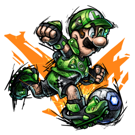 Mario Strikers Luigi