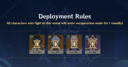 Genshin - Entire Party Rests for One Round