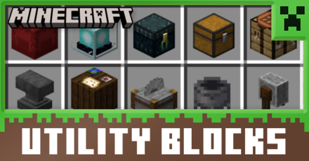 Minecraft - List of All Utility Blocks.png