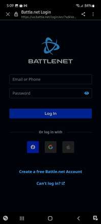 Battle.Net Login