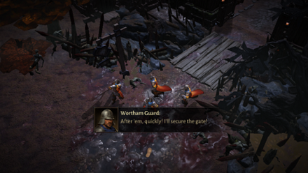 Diablo Immortal - guard at the gate