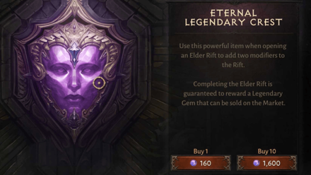 Diablo Immortal - Use Crests