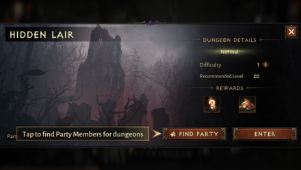 Diablo Immortal - Enter Solo or with a Party