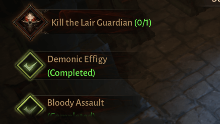 Diablo Immortal - Complete Objectives