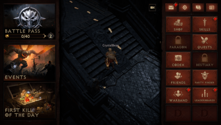 Diablo Immortal - No Manual Saving