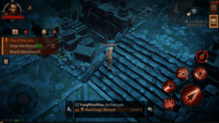 Diablo Immortal - Loads to the Last Saved Location