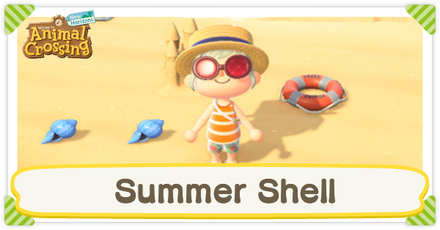 Animal Crossing: New Horizons (ACNH) - Summer Shells banner