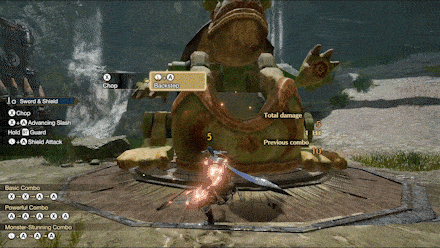 MH Rise - Sword and Shield Charged Slash