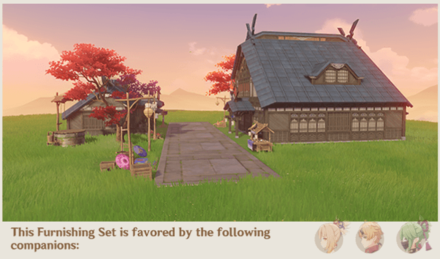 Genshin Impact - Sakura-Hued Street Image