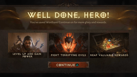 Diablo Immortal - Complete the Worthram Main Quest