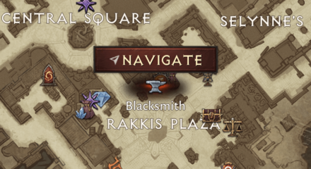 Diablo Immortal - Blacksmith Map Icon