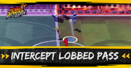 Mario Strikers Battle League - How to Intercept a Lobbed Pass