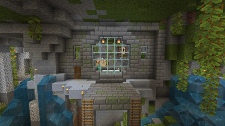 Cave House - Minecraft