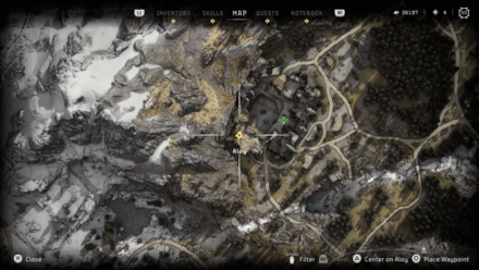 Standing Orders Datapoint Horizon Forbidden West Map