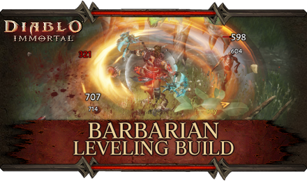 Diablo Immortal - Barbarian Leveling Build