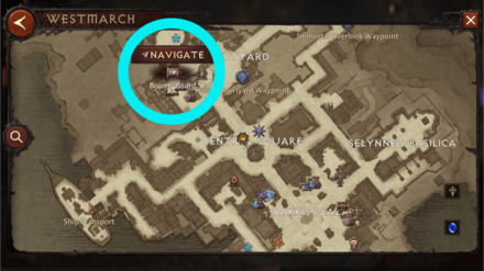 Diablo Immortal - Bounty Board Location