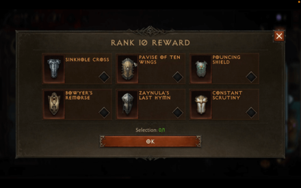 Crusader Rank 10 Reward
