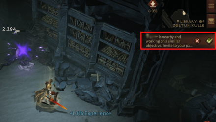 Diablo Immortal - In-Game Party Suggestions