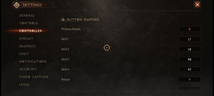 Diablo Immortal - Button Mapping