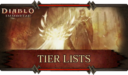 Diablo Immortal - Tier Lists