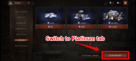 Diablo Immortal - Purchase from Store