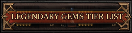 Diablo Immortal - Legendary Gems Tier List