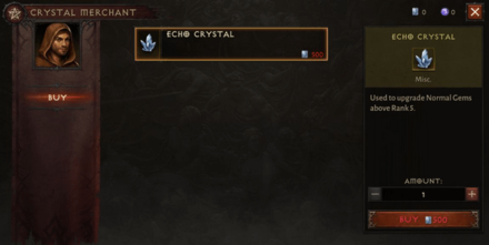 Diablo Immortal - Echo Crystals