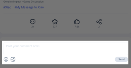 Genshin - Xiao Rerun Topic Event - Post in the Event Page