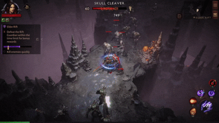 Diablo Immortal - Train Enemies Behind You