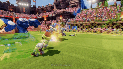 Bowser Tackles Mario