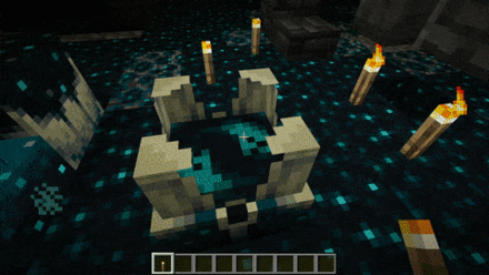 Warden Summoned by Sculk Shrieker