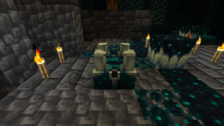 Sculk Shrieker in Deep Dark