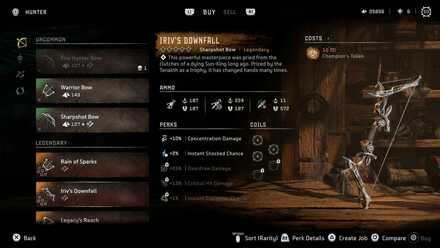 Weapons from Merchants Horizon Forbidden West