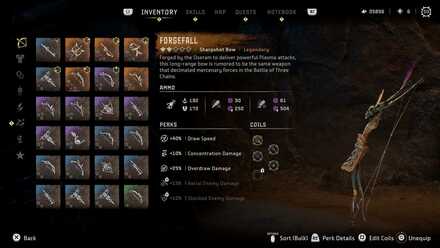 Weapons Horizon Forbidden West