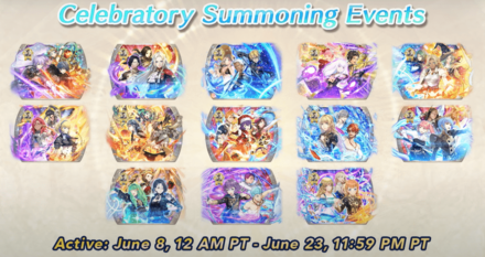 Celebratory Summoning Events Fire Emblem Heroes FEH