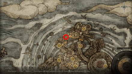 Elden Ring - Dragon Lift Somber Smithing Stone 7 Map Location