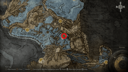 Elden Ring - Somber Smithing Stone 7 Deeproot Depths Hidden Ledge Map Location