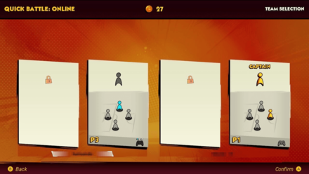 Captain Selection for online play