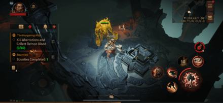 Library of Zoltun Kulle Hidden Alcove (South) Hidden Lair World View