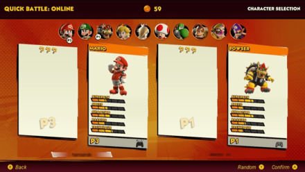 Character Selection is carried out by everyone one