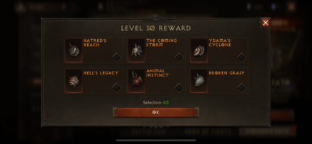 Barbarian Level 50 Legendary Reward