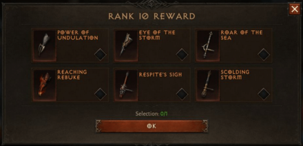 Diablo Immortal - Monk Rank 10 Rewards